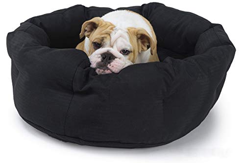 K9 Ballistics 28021 Deep Den Dog Bed, Medium (30'x24'x10'), Black Rip Stop