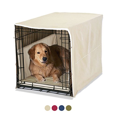 Pet Dreams 3 Piece Set includes Dog Crate Cover, Dog Crate Pad & Dog Crate Bumper, Crate Pads, Crate Covers & Crate Bumpers for Dog Cages, Dog Mat & Bedding are Washable Fits iCrate 24, 30, 36,42 inch