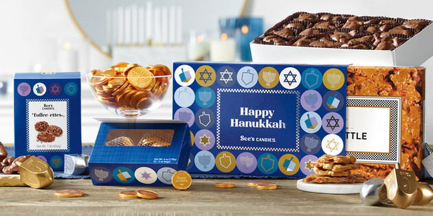 Brighten the Festival of Lights with See’s Candies Hanukkah Gifts