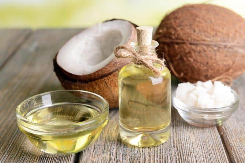 Coconut oil for hot spots