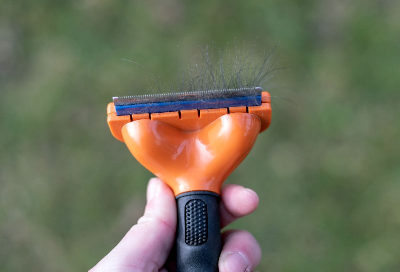 de-shedding brush for husky