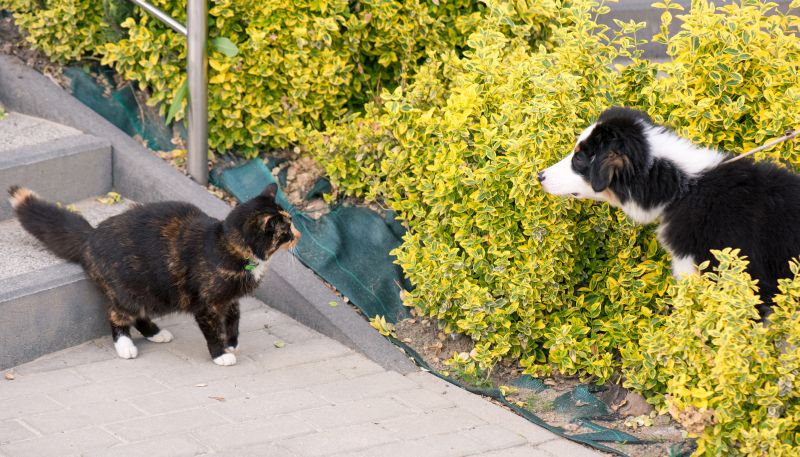 Dog Chases Cat