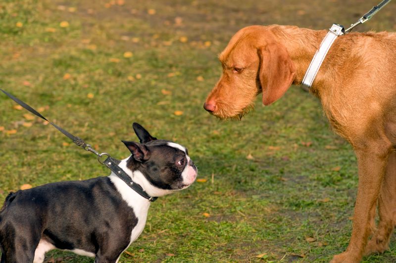 questions about on-leash greetings