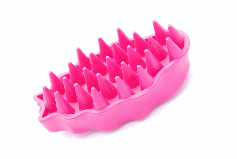 rubber dog brush