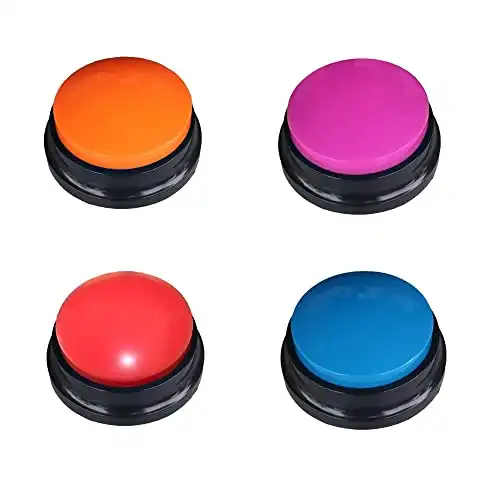 Color Voice Recording Dog Buttons