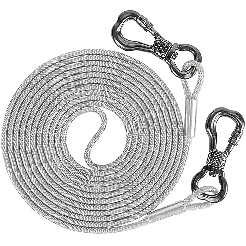 XiaZ Dog Runner Tie-Out Cable